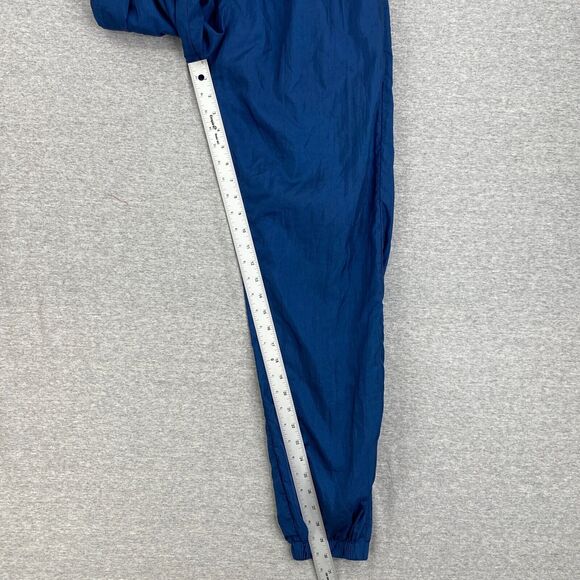 Vintage Track Pants Mens Medium Lined Windbreaker Jogger 80s 90s Retro Hip Hop - Picture 12 of 14